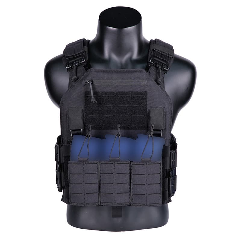 Cross-border in-stock triple magazine pouch 1000D nylon MOLLE accessory bag triple magazine pouch compatible with tactical vest