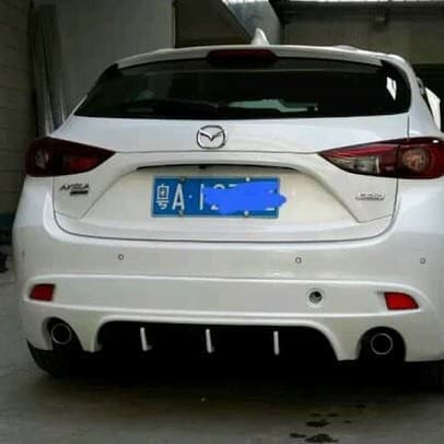 For Mazda M3 Axela Car Modification Hatchback Axela Front and Rear Lip Small Body Kit