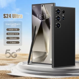 S24 Ultra Cross-border Phone Dual SIM Dual Standby 6+128GB Android 12 Smartphone Foreign Trade Exclusive Supply