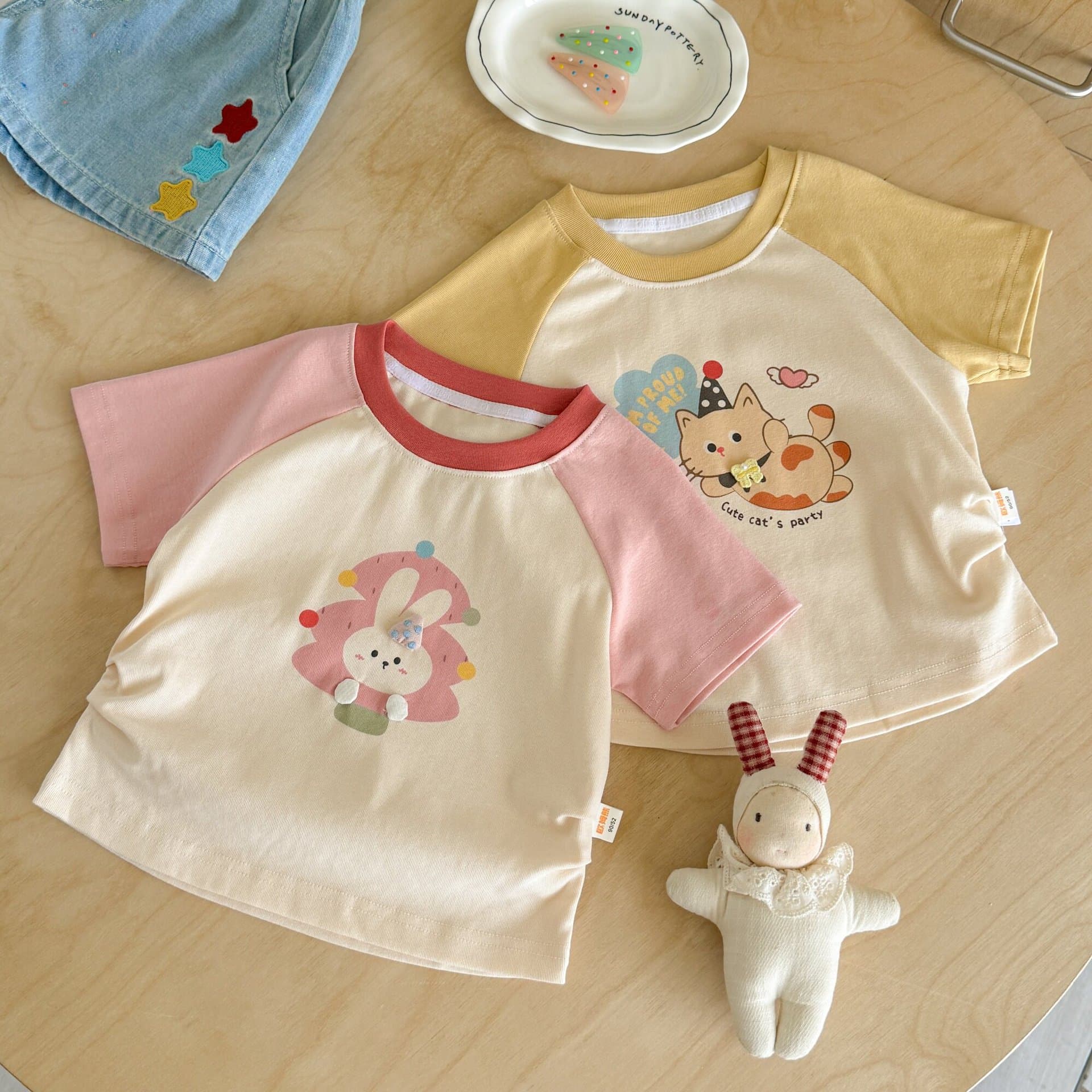 Girls short-sleeved T-shirt summer wear 2026 new style children's tops baby girl clothes summer thin bottoming shirt