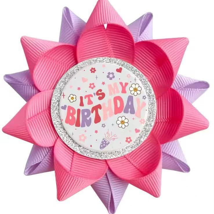 Birthday party supplies decoration supplies tinplate corsage It' my birthday badge