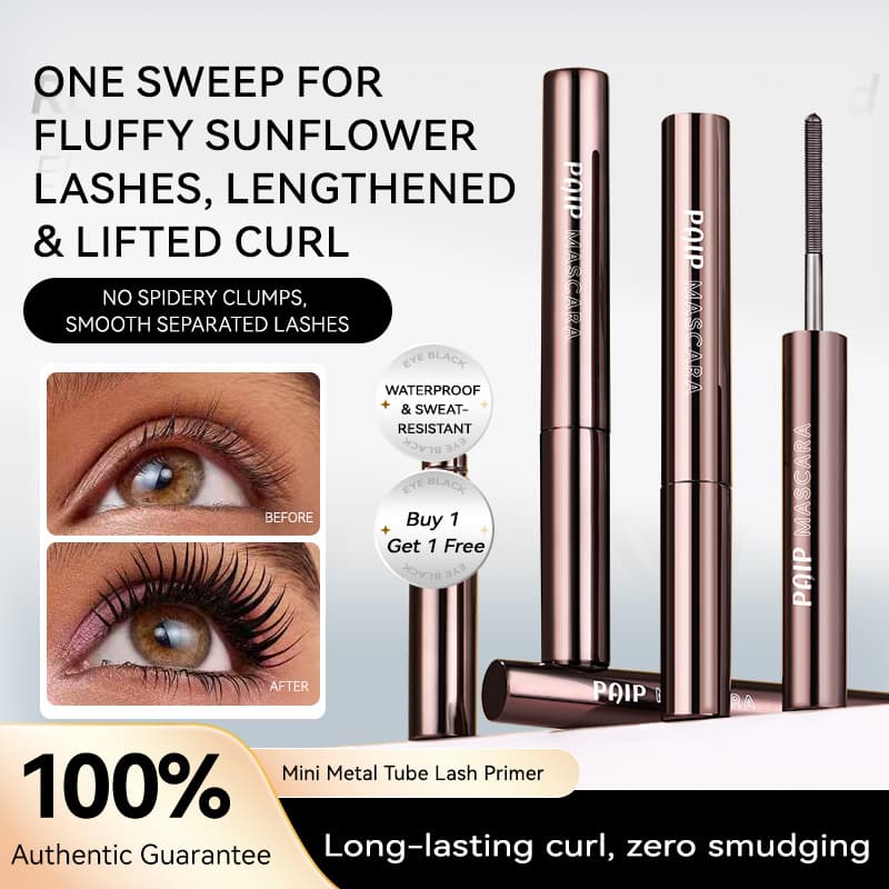Cross-border PAIP thin eyelash steel tube mascara, natural long curling, styling, long-lasting color, clear root mascara