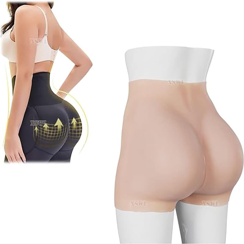 New Crossdresser Silicone Fake Vagina Pants Hip & Butt Enhancer Insertable Silicone Underwear Shaping Concealed Fake Vulva