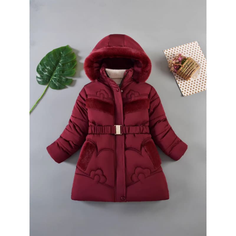 2024 New Cotton Clothes for Big Boys and Girls, Plus Velvet and Thickened Winter Cotton Jackets, Windproof Clothes