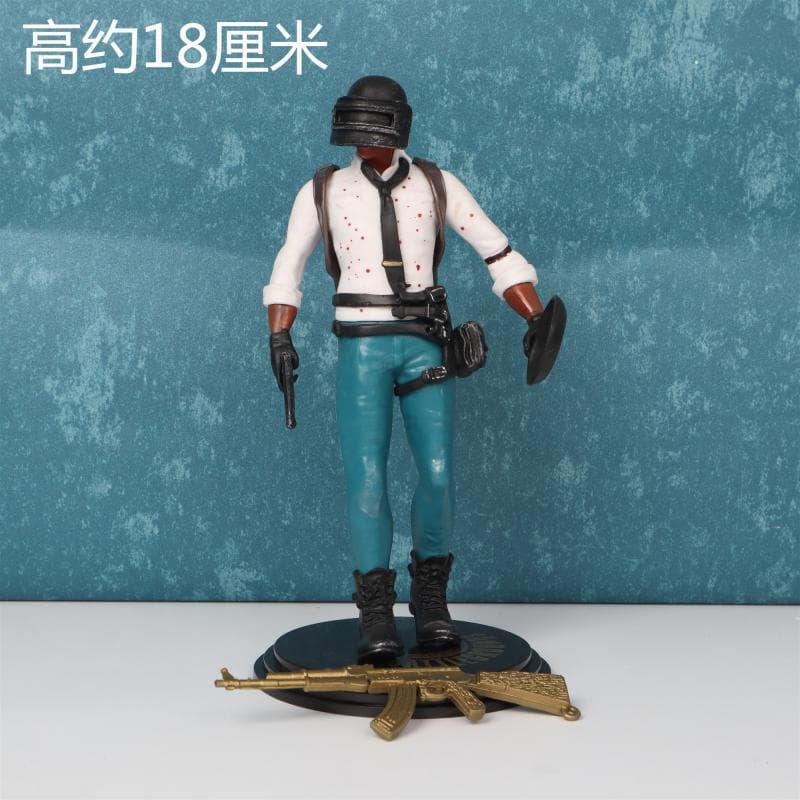 Good Luck Tonight Eat Egg Cake Decoration Weapon Figure Ornament Birthday Cake Topper Insert