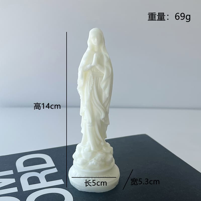 Cross-border Easter European Church Theme Decorative Scented Candle Photography Prop Holiday Gift Candle
