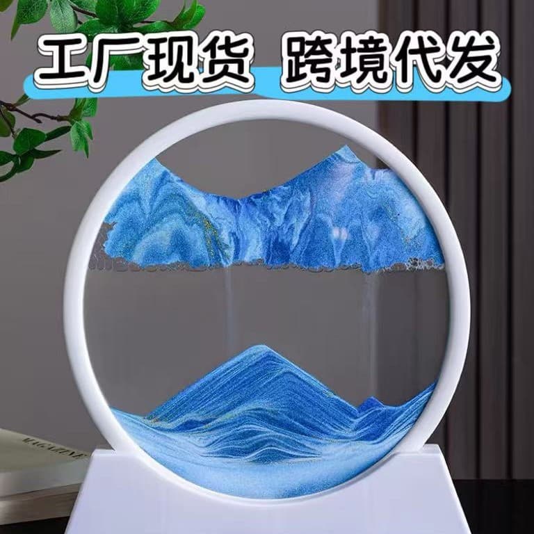 Light Luxury Sand Painting Ornament Creative Living Room Bedroom Office Desktop Decoration High-End Home Decor Stock