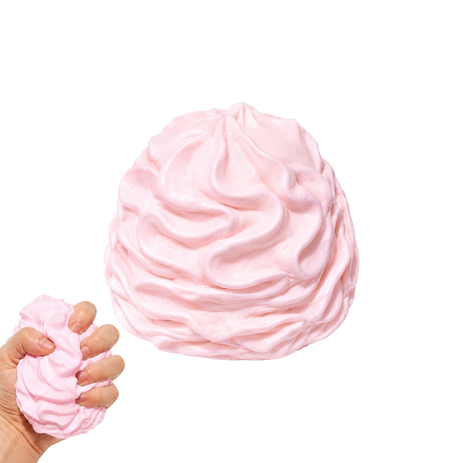 Cream Roll Squishy Toy - Simulated Cream Squeeze Toy, Stress Relief, Cute and Soft Cream