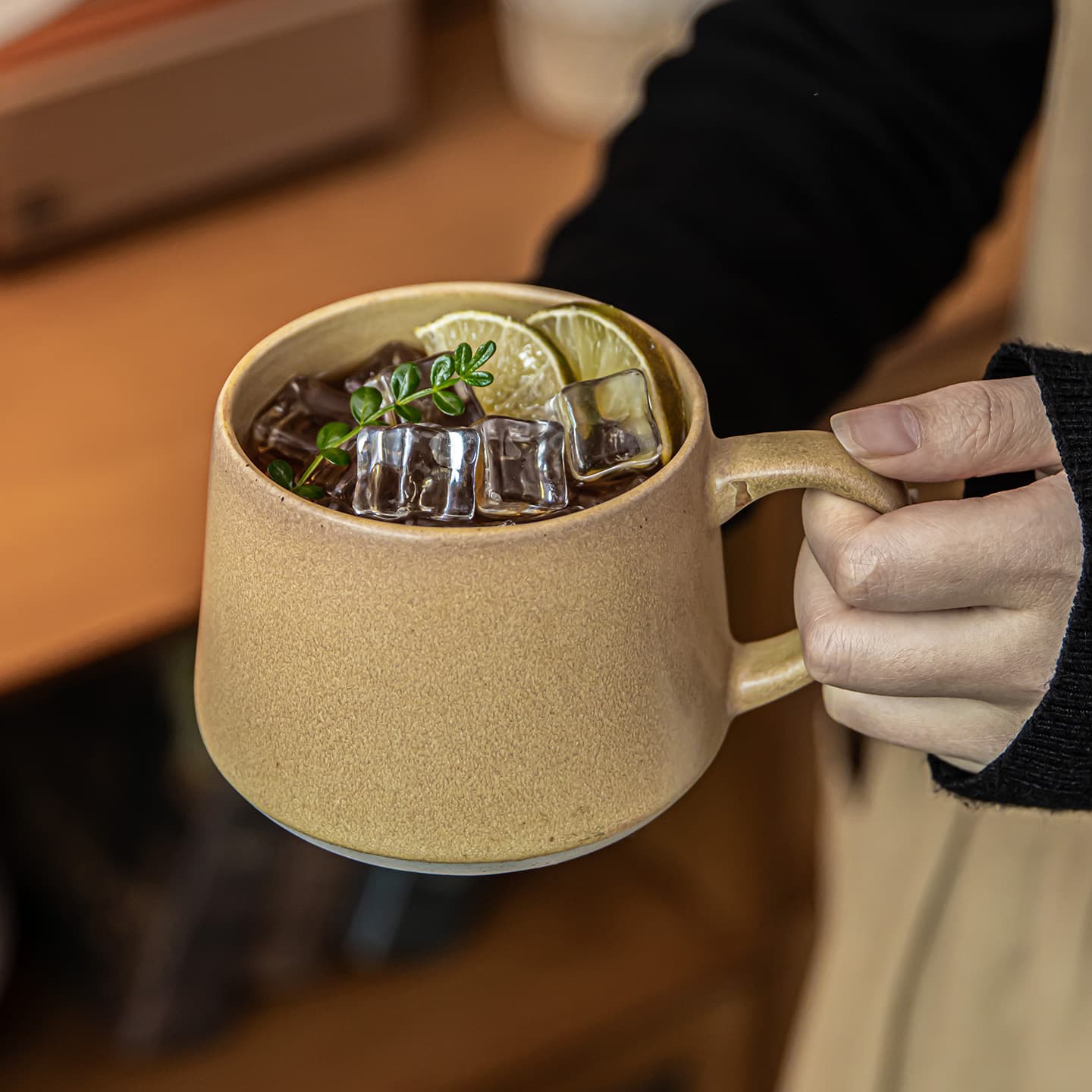 Creative Ceramic Mug Breakfast Cup Large Coffee Cup Office Water Cup for Women High Appearance Cup