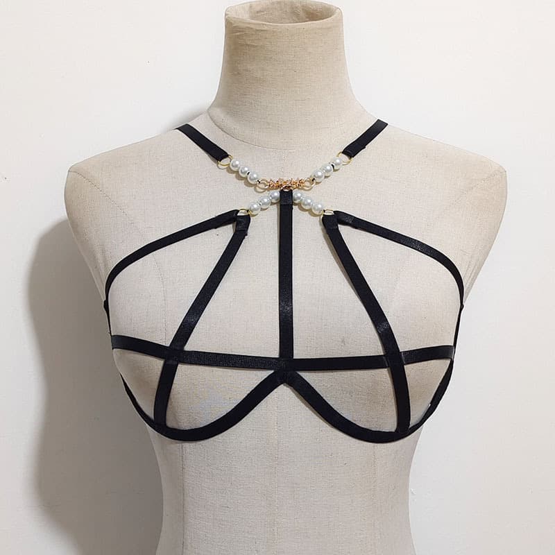Cross-border AliExpress Amazon Sexy Lingerie Tie 7194 Sexy Lingerie Open Cup Bra Sexy Openwork