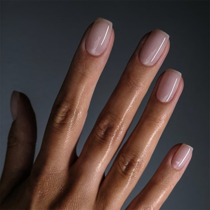 European and American Solid Color Wearable Nails, Simple Short Detachable Nails for Women, 24 Pieces Finished False Nails, Cross-Border Wholesale
