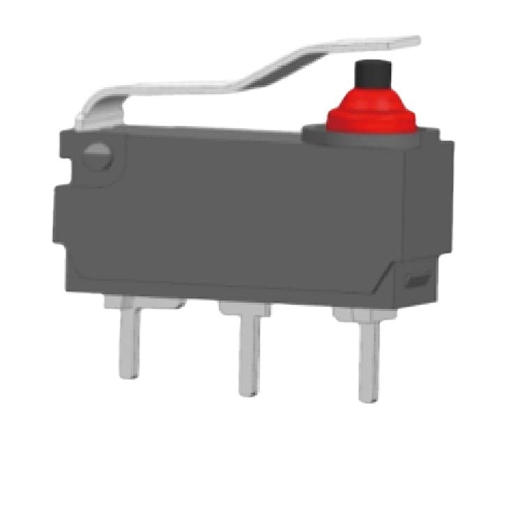 Direct supply waterproof and dustproof limit switch with lever, wholesale automotive door control micro switch, waterproof micro switch
