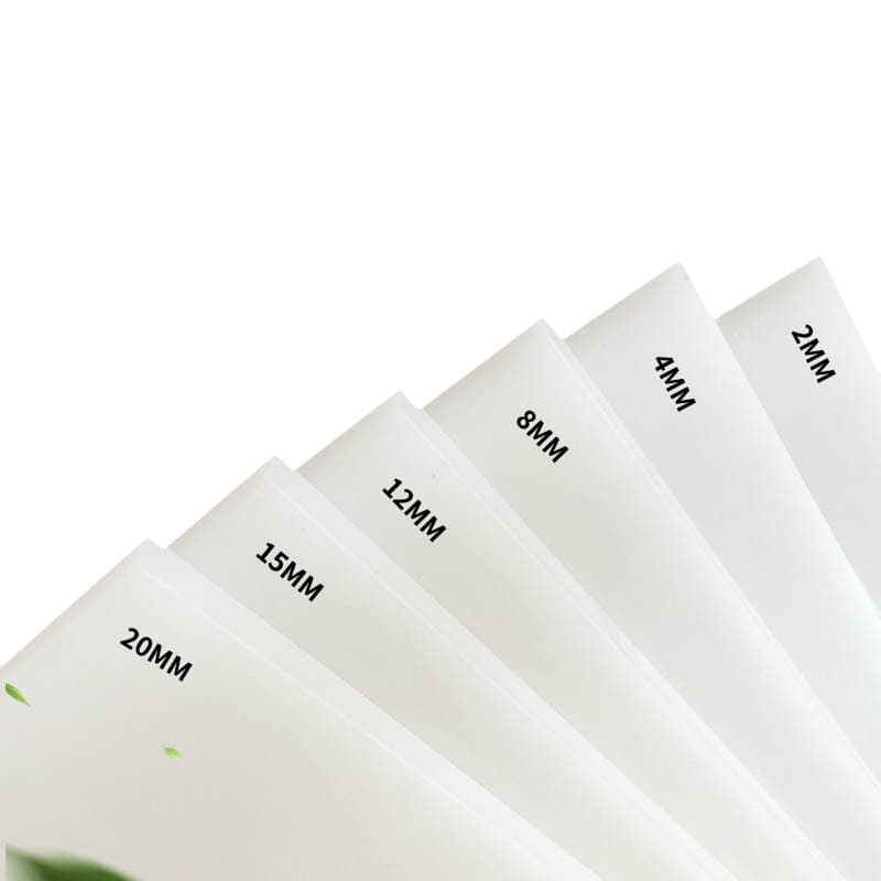 White PP Plastic Board Hard Rubber Sheets, PE Board, Nylon Board, PP Sheets 235102050mm Processing