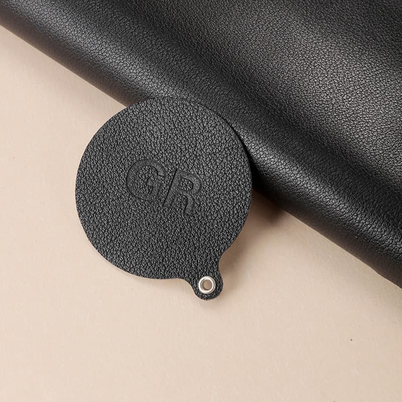 Zhibao Compatible with Ricoh GR3 Lens Cap, GR2, GR, GR3XHDF Lens Cap Anti-Loss Lanyard Genuine Leather Sticker