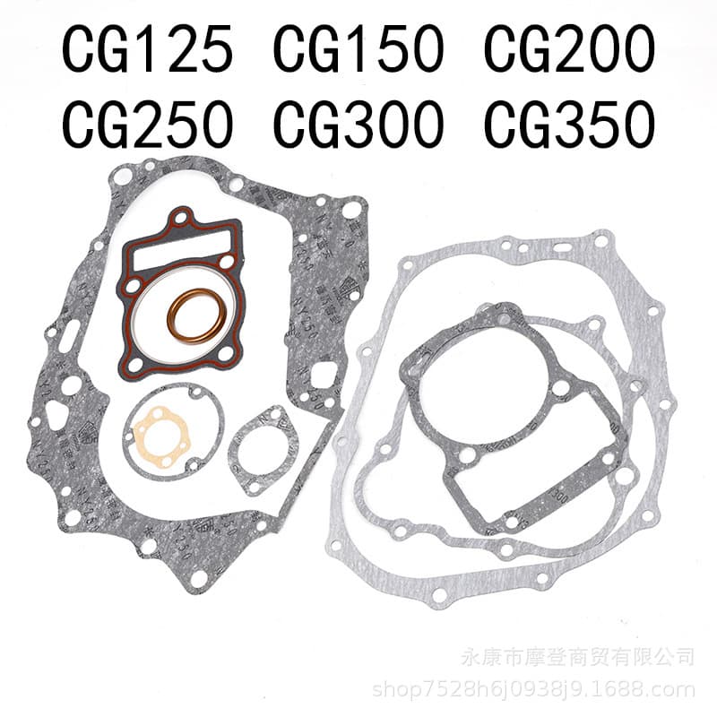 Zhujiang motorcycle CG125 CG150 clutch side cover sealing paper gasket partial box gasket