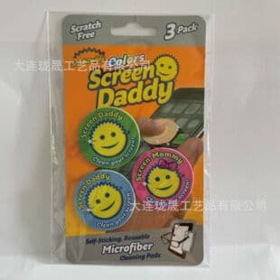 Phone Cleaning Sticker Phone Wipe TDS Screen Cleaner Japan Suction Cup Phone Wipe for Hong Kong, Macau, Taiwan LCD Screen Cleaner