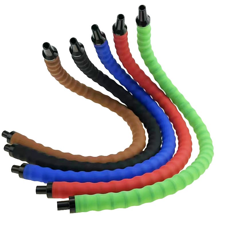 Cross-border New Flexible Hookah Hose Soft Hookah Pipe Hookah Accessories Curved Handle