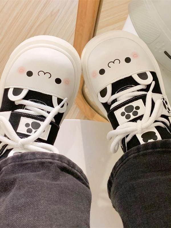 Lolita Shoes for Women, Maillard Style, Cute and Soft, Porter College Canvas Shoes for Female Students