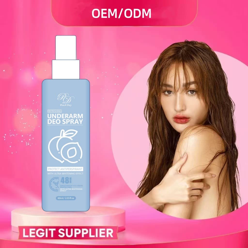 Cross-border Roll-On Deodorant Spray 60ml, Perfume Body Mist for Women to Eliminate Underarm Odor and Sweat