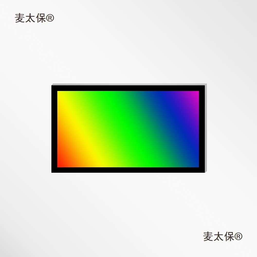 Transmission diffraction grating sheet, spectral splitting teaching demonstration, large size 60x40mm glass, sinusoidal, Metabo