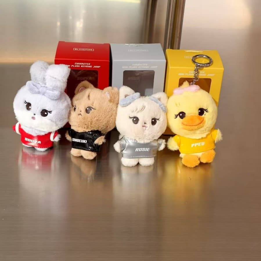 Cute Plush Keychain Blind Box Figure Anime Merch Couple Collection Gift