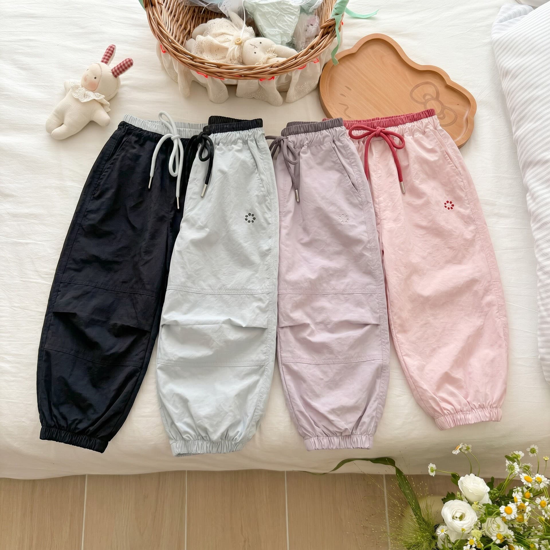 Girls Anti-Mosquito Pants Summer 2026 New Quick-Drying Pants for Baby Girls and Children Summer Thin Workwear Pants Trendy Wear