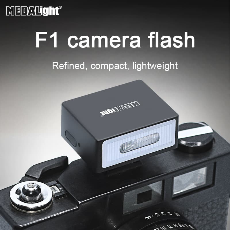 MEDALight F1 Mini Flash Unit for Sony, Ricoh, and Fujifilm Cameras - Cross-border Exclusive