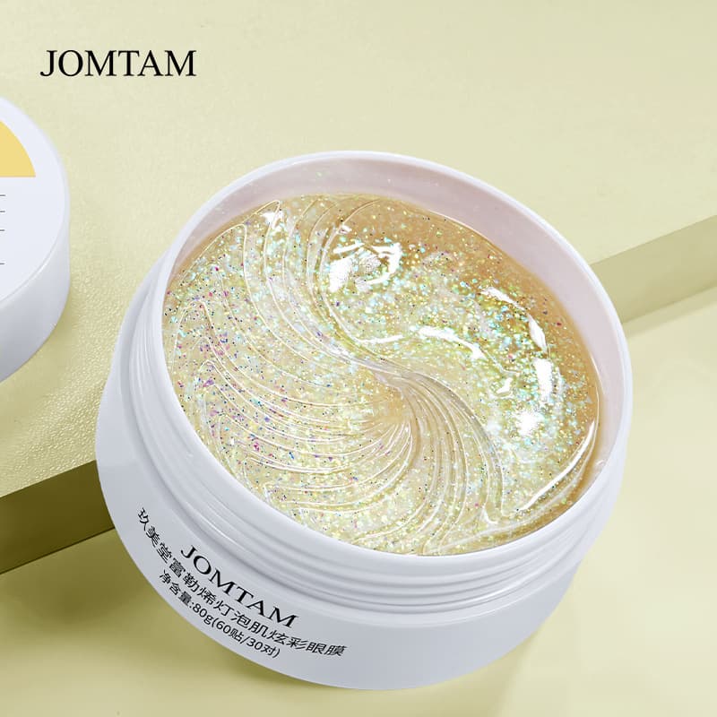 Jiumeitang Fullerene Brightening Eye Mask - Hydrating, Moisturizing, and Nourishing to Reduce Dark Circles - Eye Care Patches