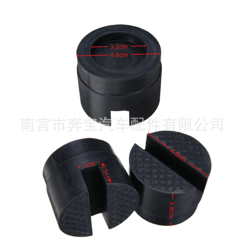 Suitable for Lexus, Subaru, Fiat car floor grooved rubber mat protectors for shock absorption and noise reduction