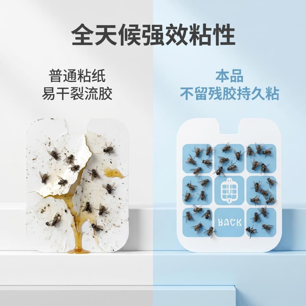 New Cross-Border Mosquito Killer Lamp Paper Sticky Bug Board Fly Sticky Paper Mosquito Sticky Paper Various Sizes Sticky Paper Amazon