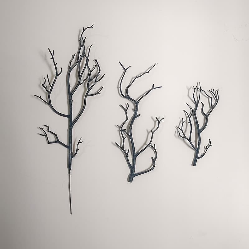 Amazon Halloween Black Tree Branches Christmas Tree Handmade Bat Black Spider Scene Decoration Accessories