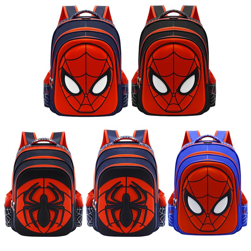 New one-piece dropshipping to Europe and America cross-border elementary school students EVA backpack, Spider-Man waterproof children's boys' kindergarten backpack