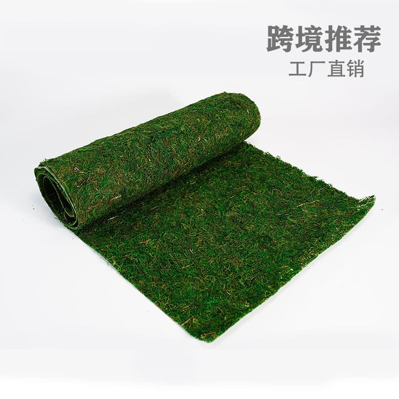 Cross-border long moss blocks for landscape bonsai surfacing, artificial rainforest landscaping, and courtyard turf.