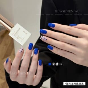 Xiaoying Nail Art Autumn/Winter New Klein Blue Sapphire Blue Series Gel Polish, Nail Salon Professional Trendy Colors