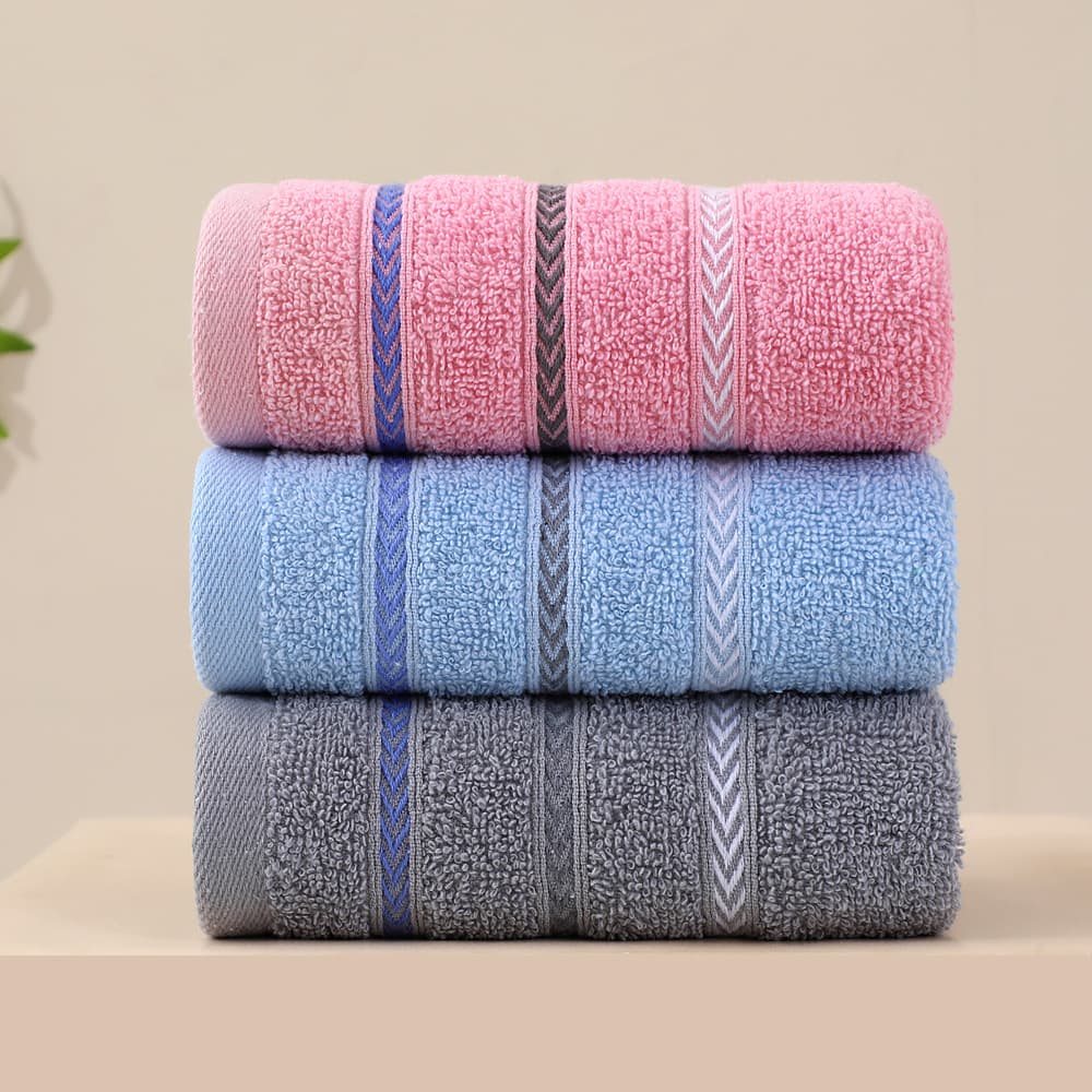 Arrow towel plain cotton towel household face towel adult thickened soft absorbent water towel wholesale