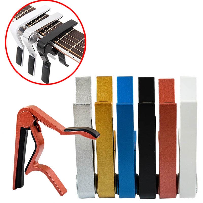 New In Stock Guitar Accessories Folk Capo Transpose Clamp Acoustic Guitar Capo Universal Version
