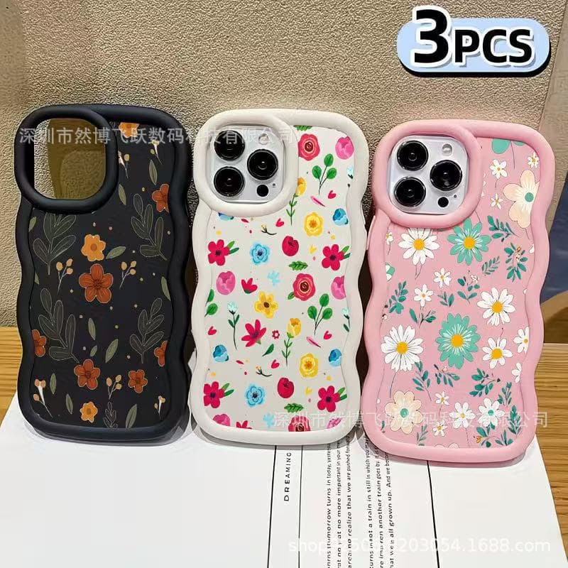 Compatible with Apple iPhone 17 Case Skin-Feel Wave Curved Edge iPhone 16 Pro Max Macaron 15 Cross-Border Best Seller