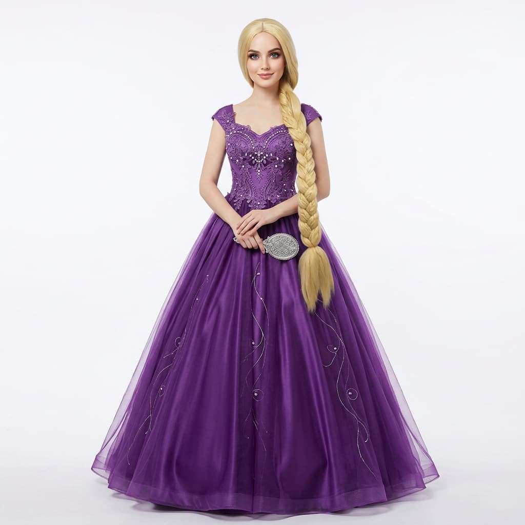 Rapunzel Wig Tangled Rapunzel Princess with Braid Gold Cosplay Wig