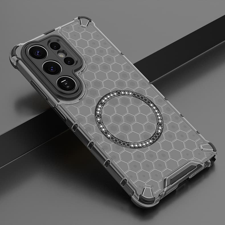 Compatible with New Samsung S26 Ultra Honeycomb Magnetic Phone Case Samsung S26 Honeycomb Magnetic Case