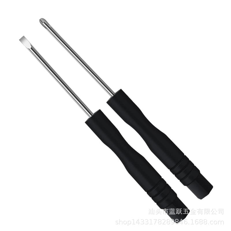 2.0 cross Torx small black screwdriver 2.0 flathead small black screwdriver toy with mini screwdriver