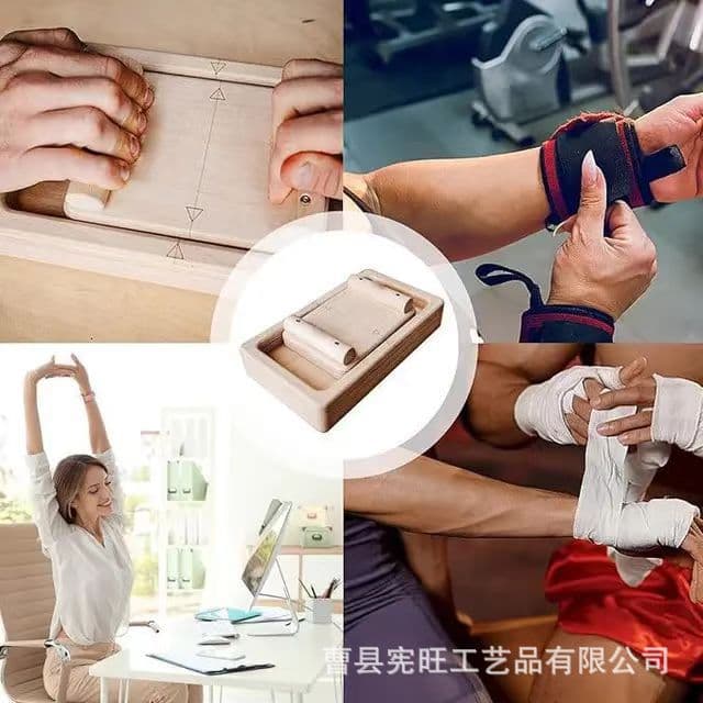 Modern Creative Wooden Finger Wrist Trainer Rock Climbing Finger Pull Competition Equipment Wrist-arm-wrestling Solid Wood Toy