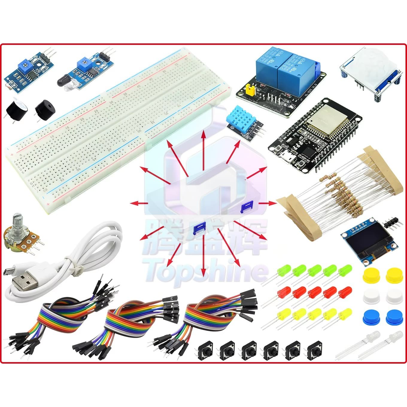 Maker Kit ESP32 Module Kit Starter Kit for ESP32 ESP-32S WiFi Module