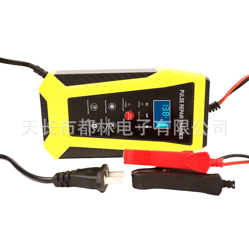 Cross-border E-commerce 12V 6A Car Battery Charger Lead-Acid Battery Motorcycle Pulse Smart Charger