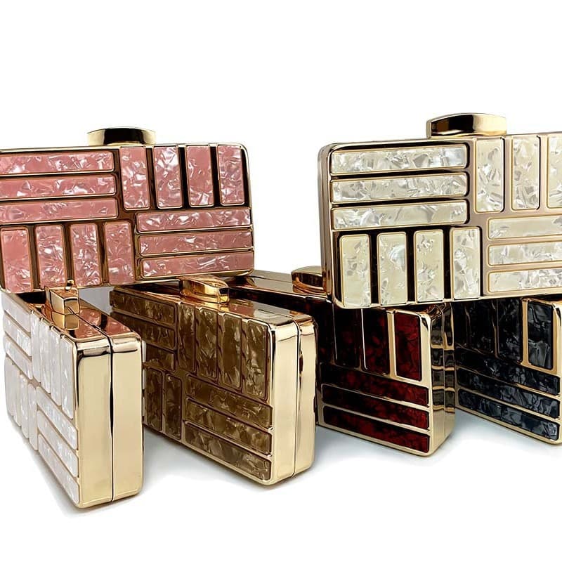2022 Acrylic Shell-inspired Dressy Bag, European and American Minimalist Style Shoulder and Crossbody Clutch for Women