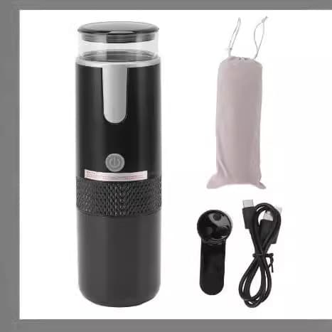 Mini Capsule Coffee Machine Italian High Pressure Outdoor Wireless Electric Coffee Powder Two-in-one Portable Maker