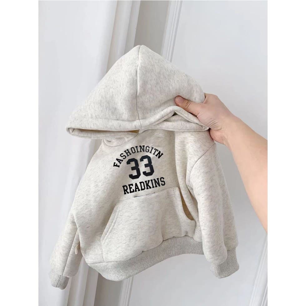 Silver Fox Fleece Cartoon Autumn/Winter Hoodie 2025 New Children's Fleece-Lined Hooded Warm Baby Top Thick Coat