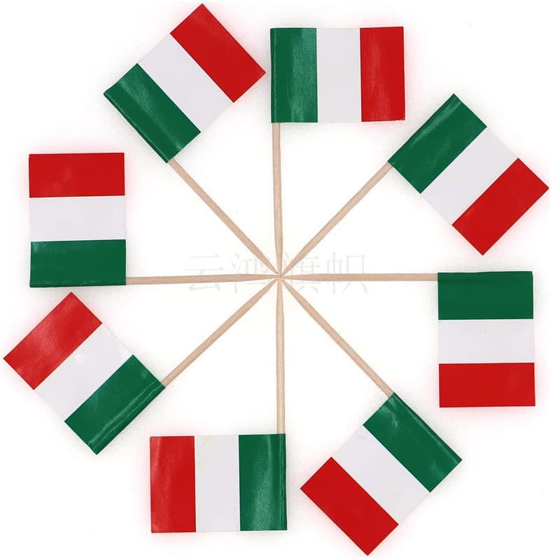Italian Flag Toothpick National Flag Toothpick Flag Italian Toothpick Flag Cross-Border Amazon Supply In Stock