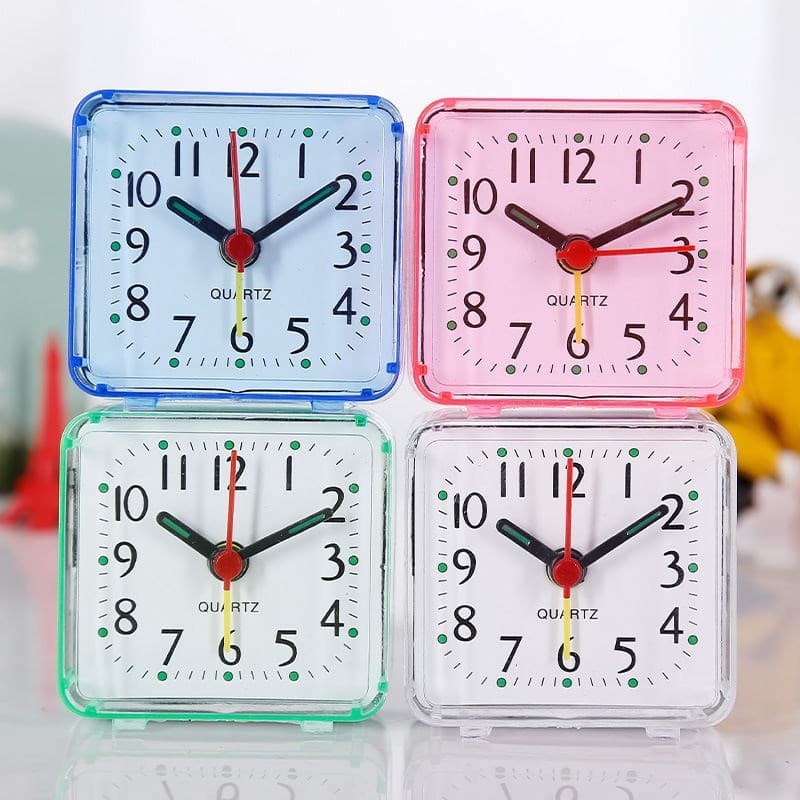 Minimalist Alarm Clock Cute Bedroom Dormitory Student Ins Style Clock Creative Small Alarm Clock Children's Desk Mini Trendy