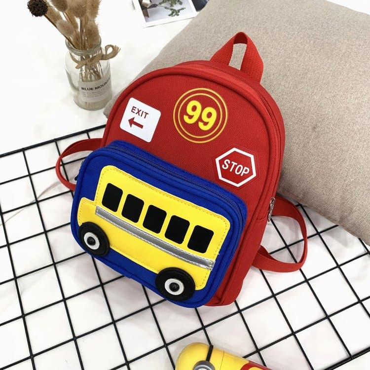 Kindergarten Backpack for Boys Ages 2-3-7, Cute Fashion Kids Backpack, Trendy Cartoon Korean Style