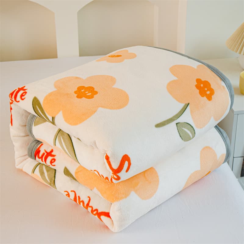 Raschel Blanket Nap Throw All-Season Sofa Coral Fleece Double-Sided Thick Flannel Cover Blanket Gift Throw